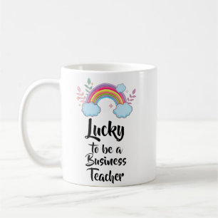 Caneca De Café Sorte Ser Um Professor De Negócios Mug