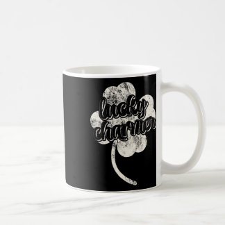 Caneca De Café Sortudo Engraçado Dia de São Patrício Desgastado