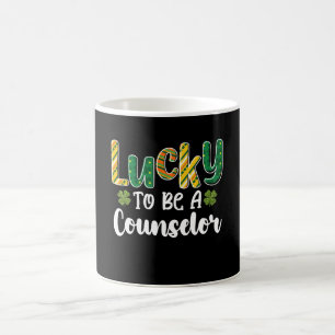 Caneca De Café Sortudo Por Ser Um Conselheiro Escolar No Dia De S
