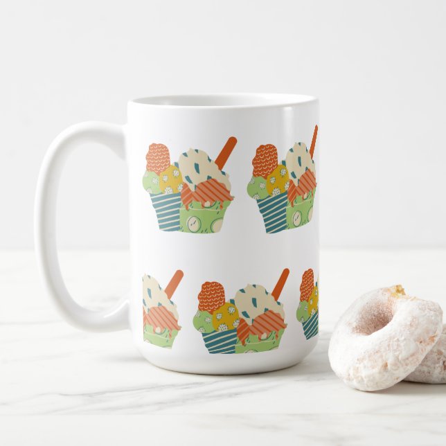 Caneca De Café sorvete (Com Donut)
