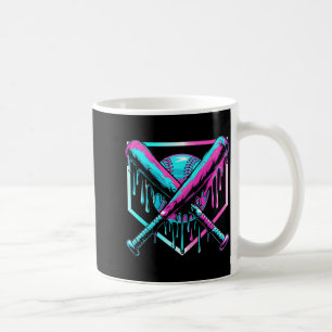 Caneca De Café Sorvete Beisebol Gotejamento Placa Base Tacos Lega