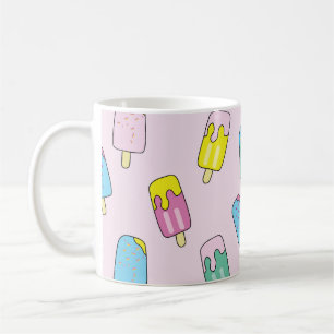 Caneca De Café Sorvete bonito: padrão de fruta.