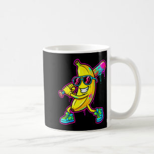Caneca De Café Sorvete de banana engraçado de beisebol para crian