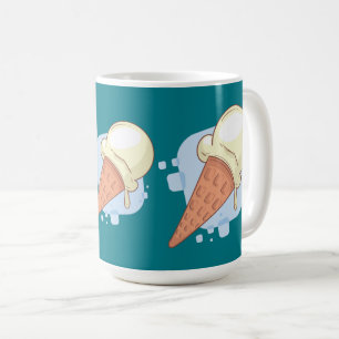 Caneca De Café Sorvete de Baunilha