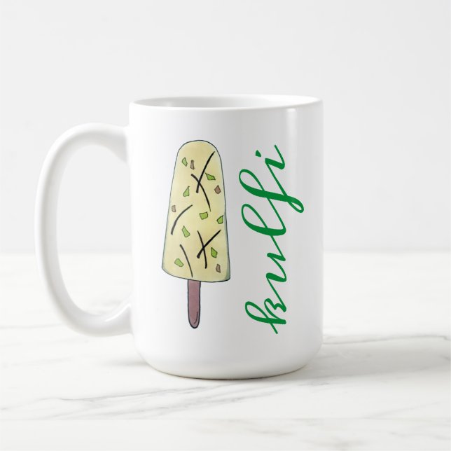 Caneca De Café Sorvete de Comida índia Kulfi Qulfi congelado (Esquerda)