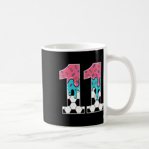 Caneca De Café Sorvete de Futebol de 11 Anos de Idade Gotejamento