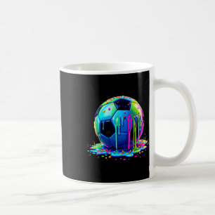 Caneca De Café Sorvete de futebol derramando para meninos meninas
