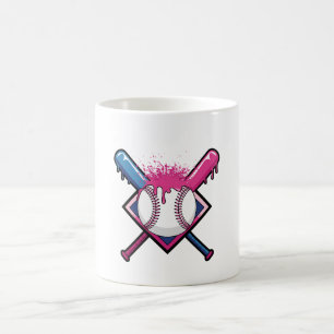 Caneca De Café Sorvete de Gotejamento de Beisebol Amante de Beise