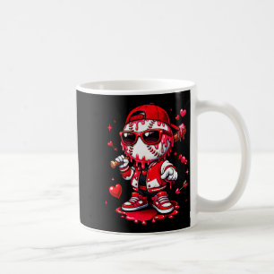 Caneca De Café Sorvete de Gotejamento de Beisebol do Dia dos Namo