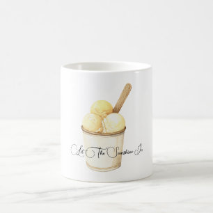 Caneca De Café Sorvete de Limão