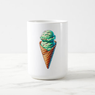 Caneca De Café Sorvete de menta