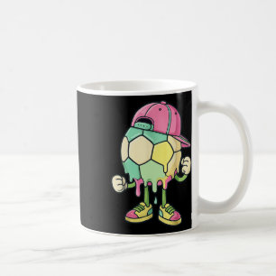Caneca De Café Sorvete Drip Futebol Esportes Futebol Drip Para Me