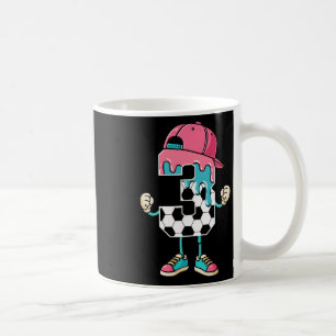 Caneca De Café Sorvete Futebol 3 Anos de Idade Gotejamento Juvent