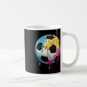 Caneca De Café Sorvete Futebol Gota de Byll Com Confeitos Colorid