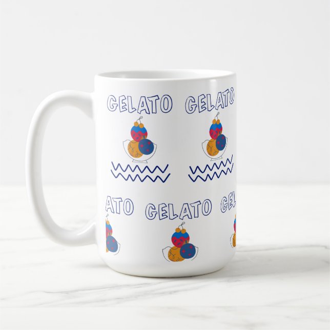 Caneca De Café sorvete gelato (Esquerda)