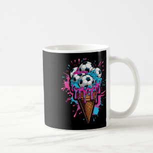 Caneca De Café Sorvete Infantil Futebol Arte Aquarela Esporte