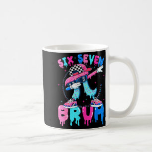 Caneca De Café Sorvete número seis sete mano 67 meme dia 3.14