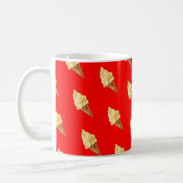 Caneca De Café Sorvete Vermelho vibrante