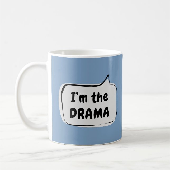 Caneca De Café Sou a Bolha de Discurso DRAMA (Esquerda)