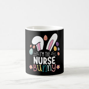 Caneca De Café Sou a Coelhinha Enfermeira Easter Matching