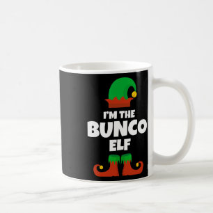 Caneca De Café Sou a família Bunco Elf Pajama Natal Engraçado Bu