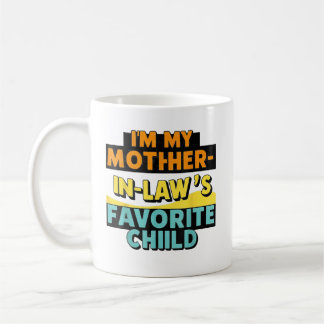 Caneca De Café Sou a minha mãe favorita, pai engraçado infantil