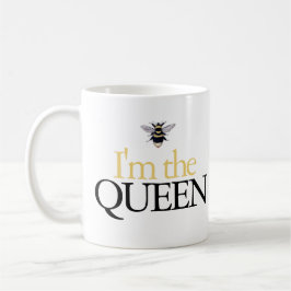 Caneca De Café Sou a Rainha Bumblebee Mug