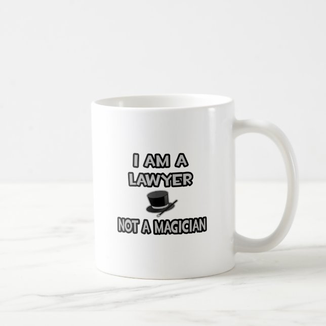 Caneca De Café Sou Advogado... Não É Um Mágico (Direita)