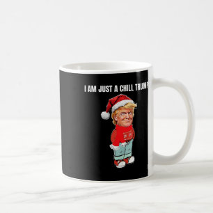 Caneca De Café Sou Apenas Um Design De Natal Engraçado