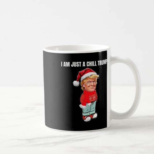 Caneca De Café Sou Apenas Um Design De Natal Engraçado (Direita)