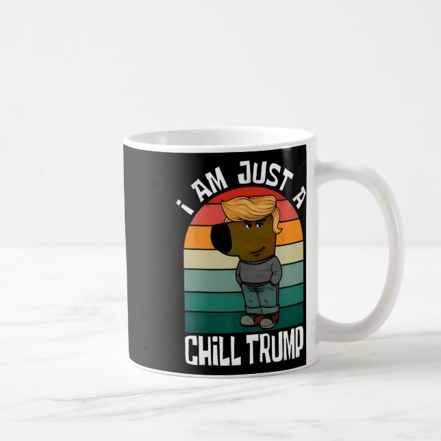 Caneca De Café Sou apenas um idiota engraçado... (Direita)
