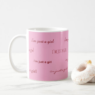 Caneca De Café sou apenas uma garota