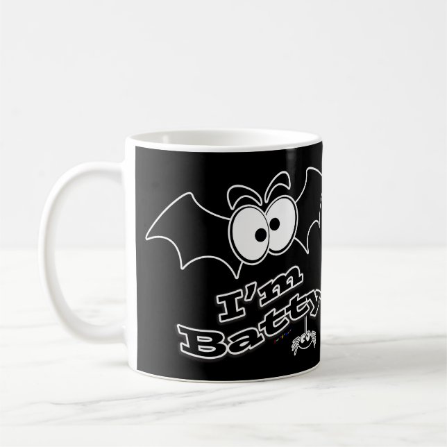 Caneca De Café Sou Batty Crazy Eyes (Esquerda)