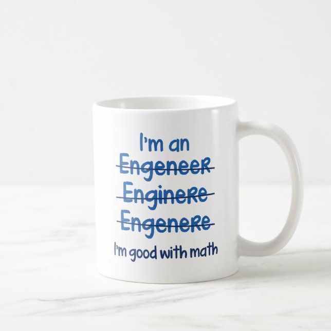 Caneca De Café Sou bom com matemática (Direita)