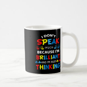 Caneca De Café Sou Brilhante E Estou Ocupado Pensando em Puzzles