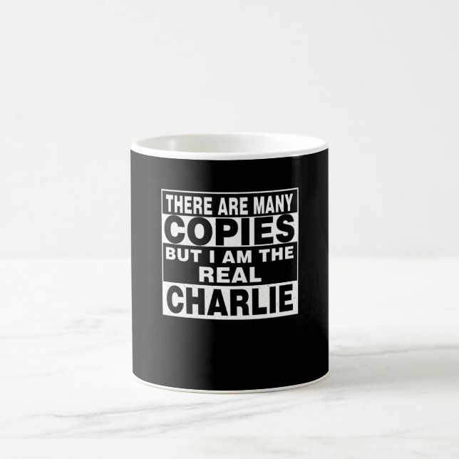 Caneca De Café Sou Charlie Funny, Presente Personalizado Pessoal (Centro)