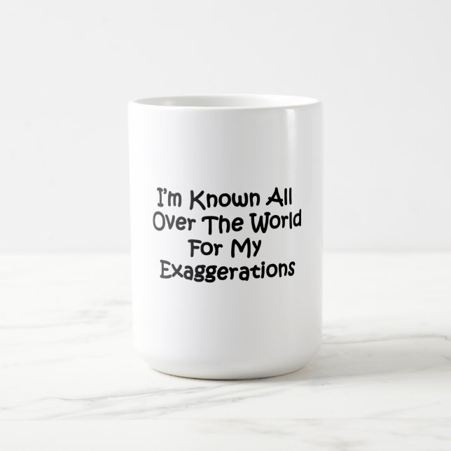 Caneca De Café Sou Conhecido Em Todo O Mundo (Centro)