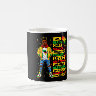 Caneca De Café Sou criança negra mês da história afro-americana m