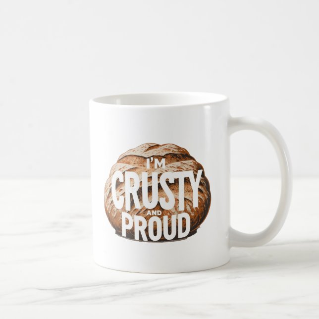 Caneca De Café Sou crocante e orgulhoso, eu faço pão (Direita)