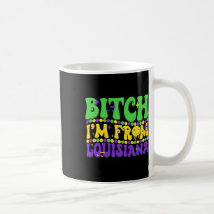 Caneca De Café Sou de Louisiana Mardi Gras Fleur De Lis Fat Tue