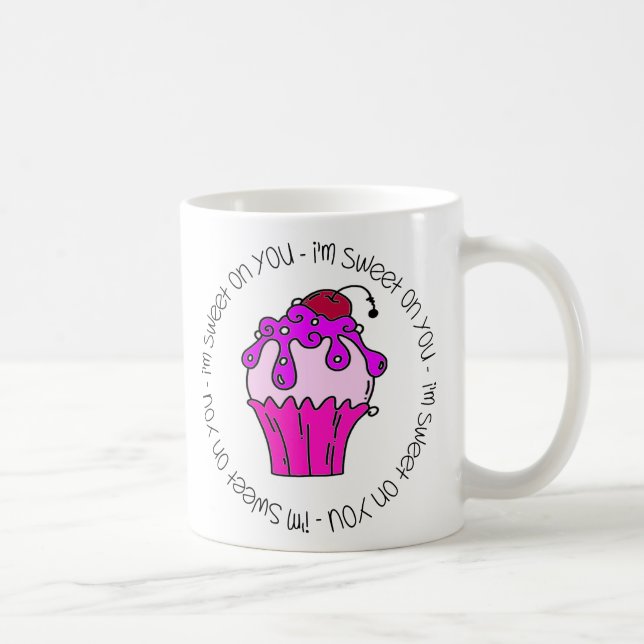 Caneca De Café Sou doce em você Namorados (Direita)