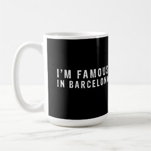 Caneca De Café Sou famoso em Barcelona