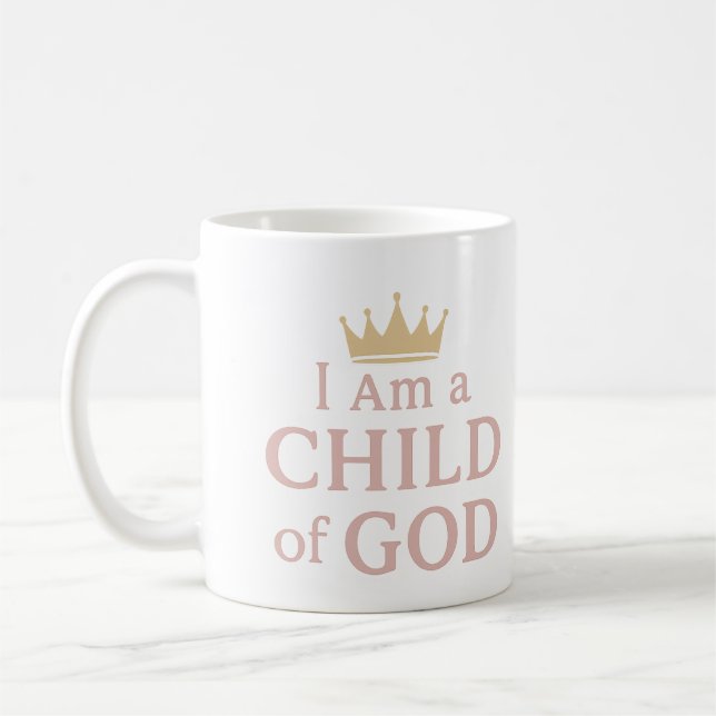 Caneca De Café Sou filho de Deus 15 Oz Coffee Mug (Esquerda)
