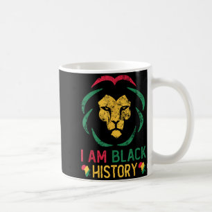 Caneca De Café Sou história negra orgulho negro americano african