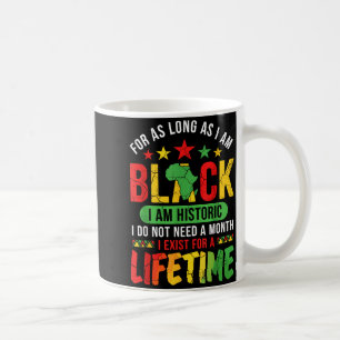 Caneca De Café Sou história negra vida inteira história negra mês