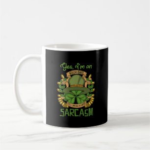 Caneca De Café Sou Irlandesa, Falo Fluent Sarcasm Dizendo Qu