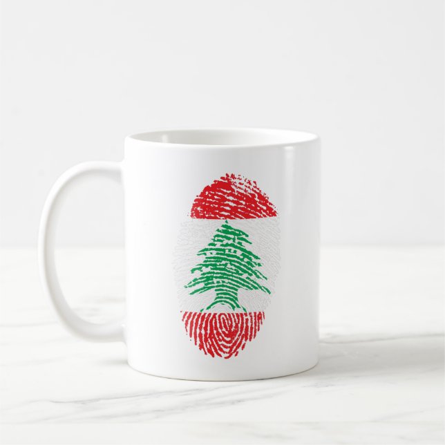Caneca De Café Sou Libanês Café Mug (Esquerda)