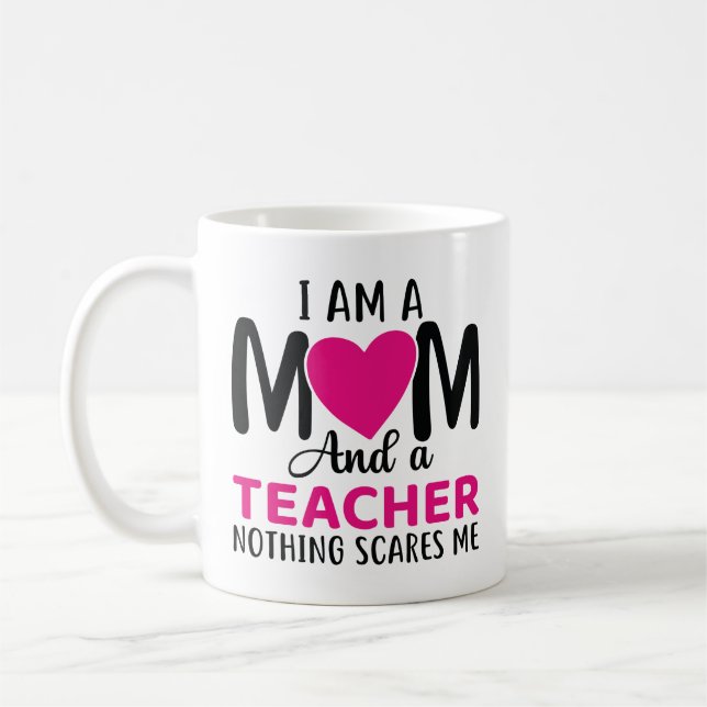 Caneca De Café Sou Mãe E Professora (Esquerda)