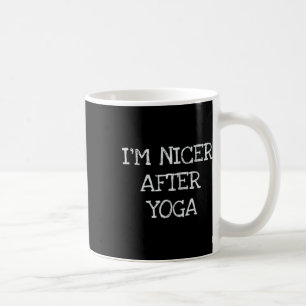 Caneca De Café Sou Mais Simpático Depois do Yoga Camiseta Diverti