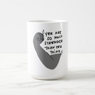 Caneca De Café Sou Muito Mais Forte Do Que Você Pensa